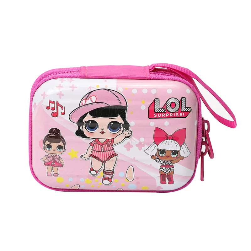 

Lol Surprise Dolls Original Wallet Lol Dolls Mini Suitcase Cartoon Pattern Coin Purse Simple and Stylish Earphone Bag