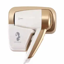 Настенный фен для волос Clubhouse Home, отель, ванная комната, отрицательные ионы, электрические вентиляторы, фен с держателем, база