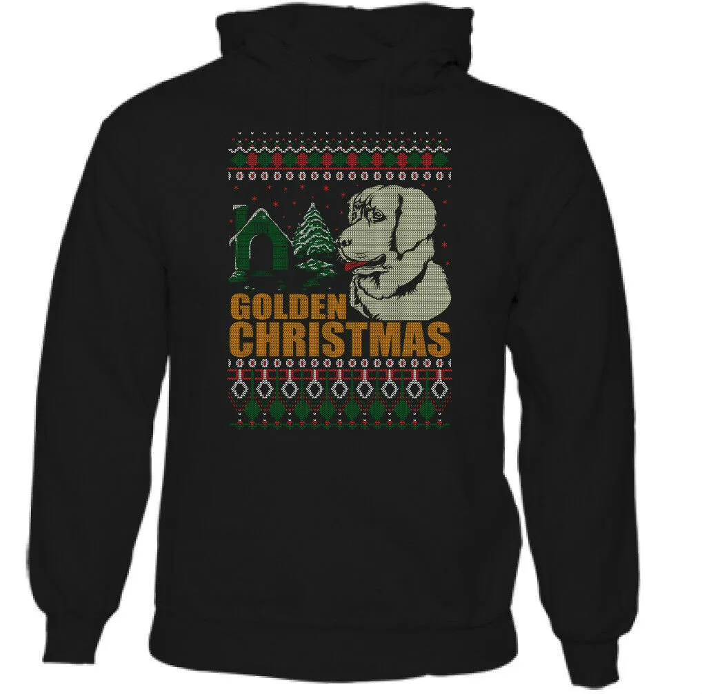 

Golden Labrador Christmas Mens Funny Hoodie Secret Santa Gift Present Xmas Dog