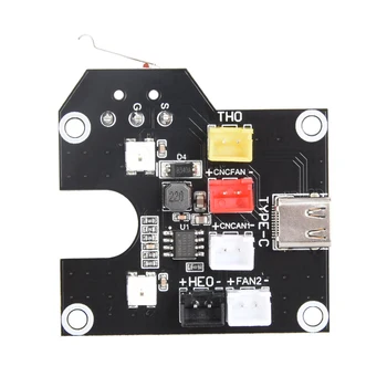 

BTT B1 HOTMODE V1.0 LED Adapter Board With TYPE-C Interface Installation in the nozzle-integrated nozzle wiring For B1 printer
