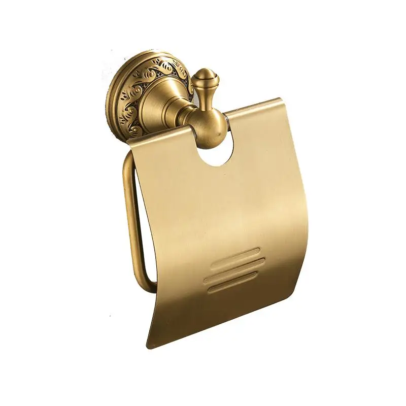 Antique Brass Bathroom Accessories Set Shelf Towel Bar Cup Holders Hairdryer Rack Tissue Holder Roll Paper Holder Soap Dish Paper Towel Holder Toilet Paper Holder Towel Hook Bathroom Hardware Set Bathroom Hardware Accessories Clothes Hook