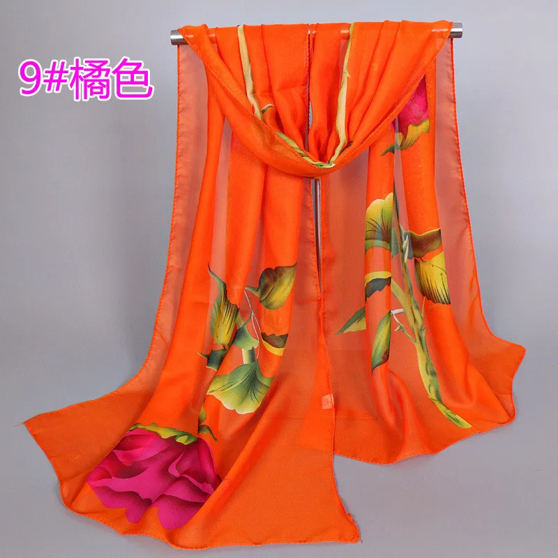 Тонкие большие шали шелковый шарф для дам цветочный принт Женская мода жаккард хлопок Парижская полосатая шаль мягкий пляжное полотенце шарф