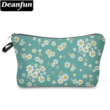 

Deanfun Vivid Printing Daisy Small Makeup Bags with Zipper Ladies Pouch Women Cosmetic Bag Love Gift 52360