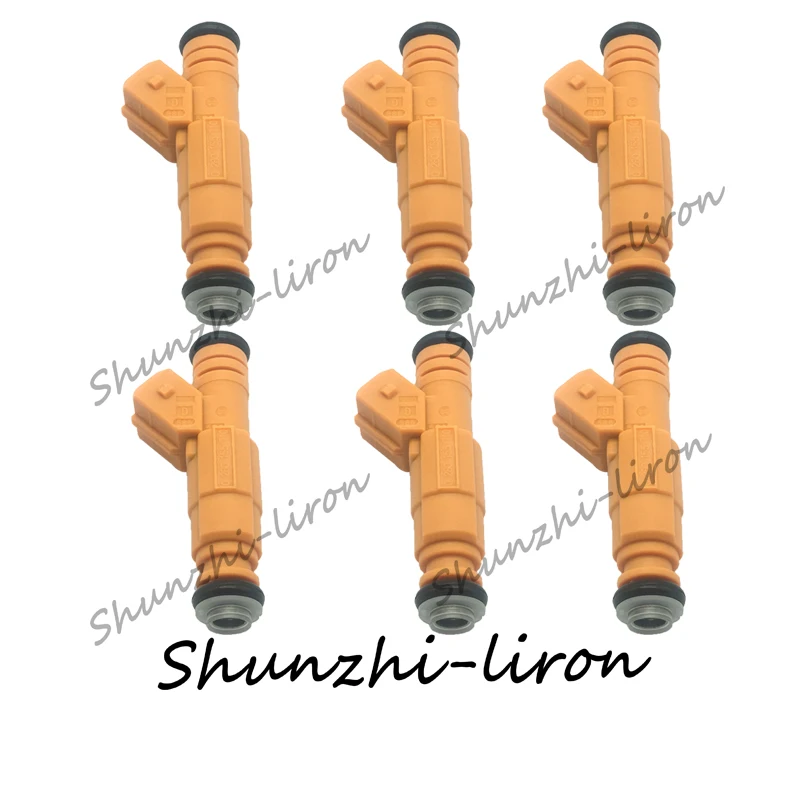 

6pcs Fuel Injectors 4 Hole Nozzle Basket Filter Design At Inlet For Jeep 87-98 4.0L Replace 0280155710 0280155700