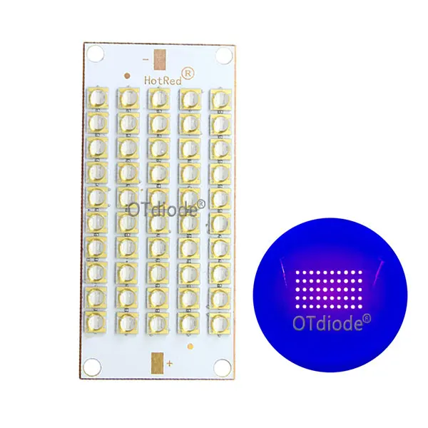 50W100W200W УФ Теплый Холодный белый темно-красного, зеленого и синего цвета cob-лампы светодиодный чип-диод фиолетовый УФ-клей сушка 3dprinter Комплектующие для самостоятельной сборки CREE Светодиодная лампа - Испускаемый цвет: UV-395nm 60Degre
