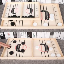 Jeux de société pour adultes et enfants, Hockey de Table, palet, jeu de fête, cadeau de noël