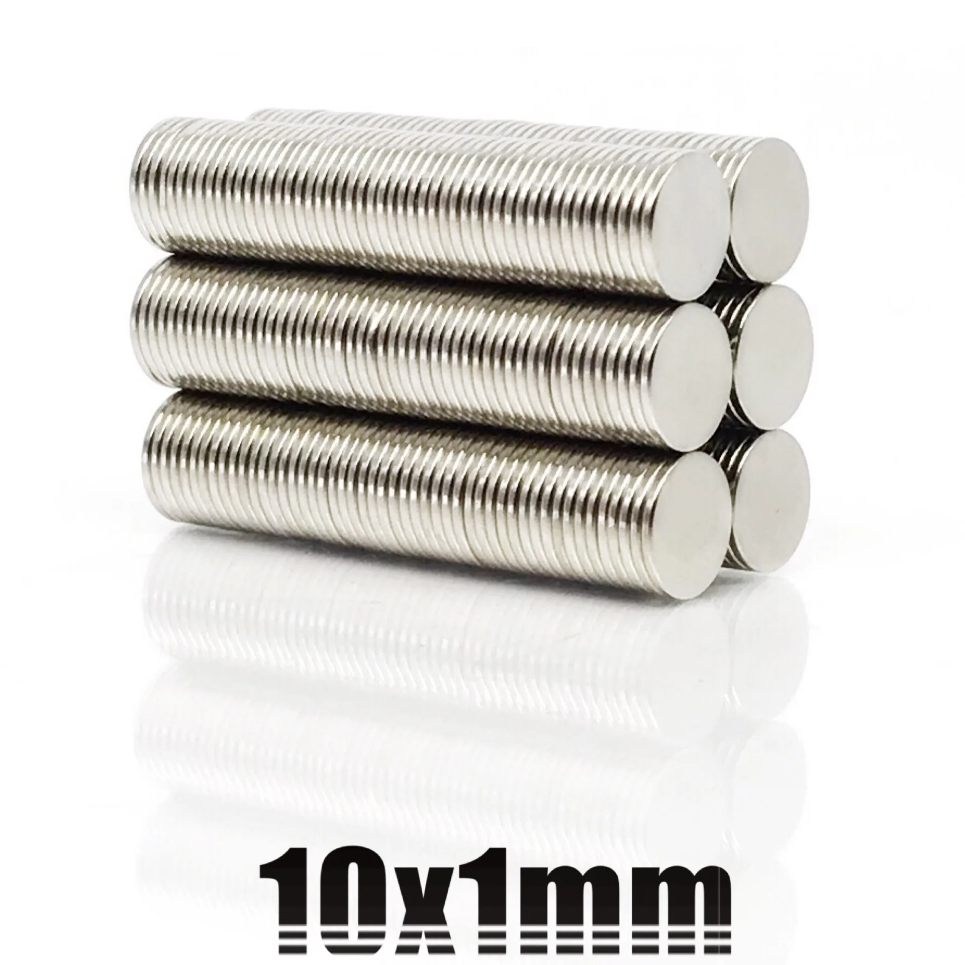 Neodymium Magnet round magnets neodymium magnets 10x1 10mm x 1mm N35 NdFeB Round Super Powerful Strong Permanent Magnetic imanes Disc 10x1mm 20-500Pcs