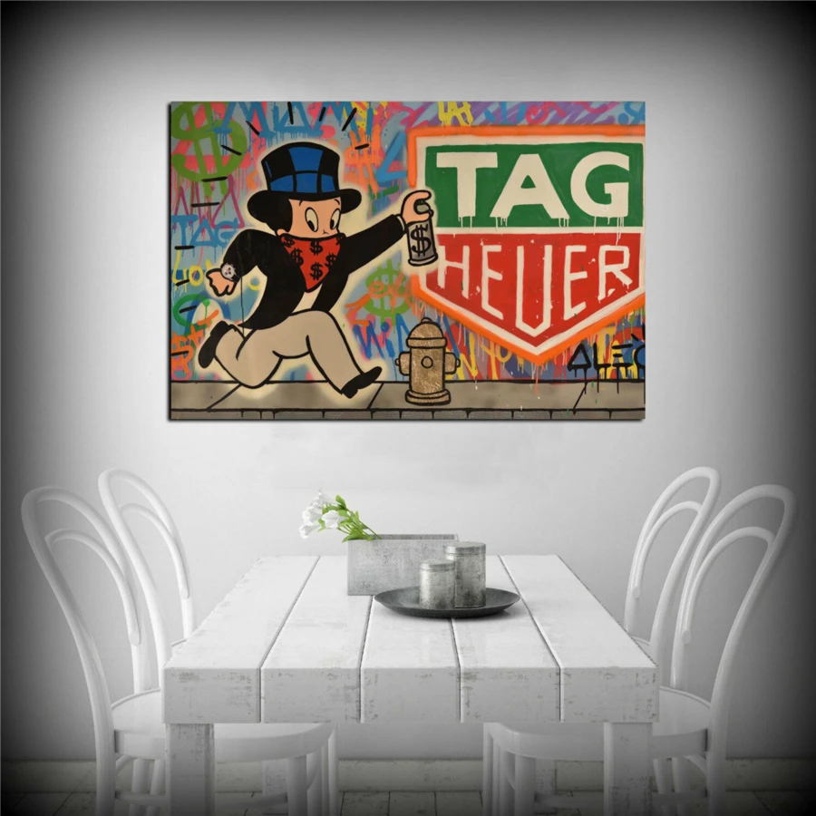 Alex Monopeys Tag Heuer Hd Wall Art Canvas Poster Print Canvas Painting Immagine Decorativa Per Office Living Room Home Decor