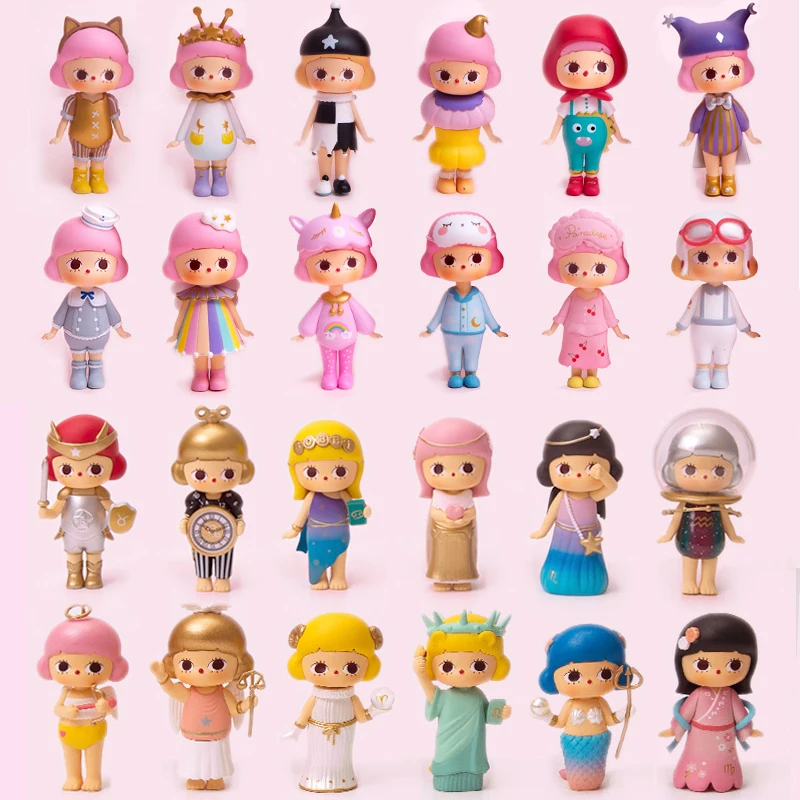 12 styles Blind-Box Mystery Unknown Box Random Doll Action Cute girl Child toy Mobile phone case decoration New Home decoration