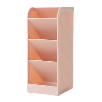 

New Creative 4 Grid Sub-grid Plastic Desk Organizer Desktop Office Pen Pencil Holder Makeup Storage Tray