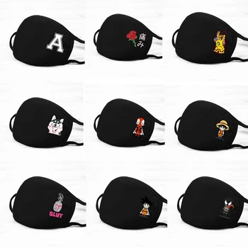

Dragon Ball Infinity Stone Print Masks Men/Women High Quality Anti-Dust Mouth Mask Anti Haze Dust Washable Reusable Mouth-muffle