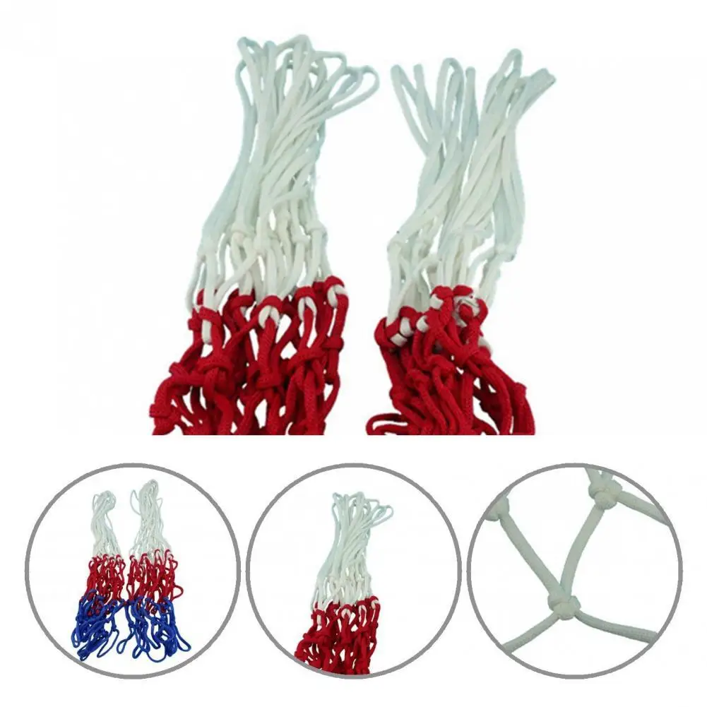 Easy to Install 2Pcs Durable Wear-resistant Solid Basketball Hoop Mesh Goal Net Professional for Outdoor | Спорт и развлечения