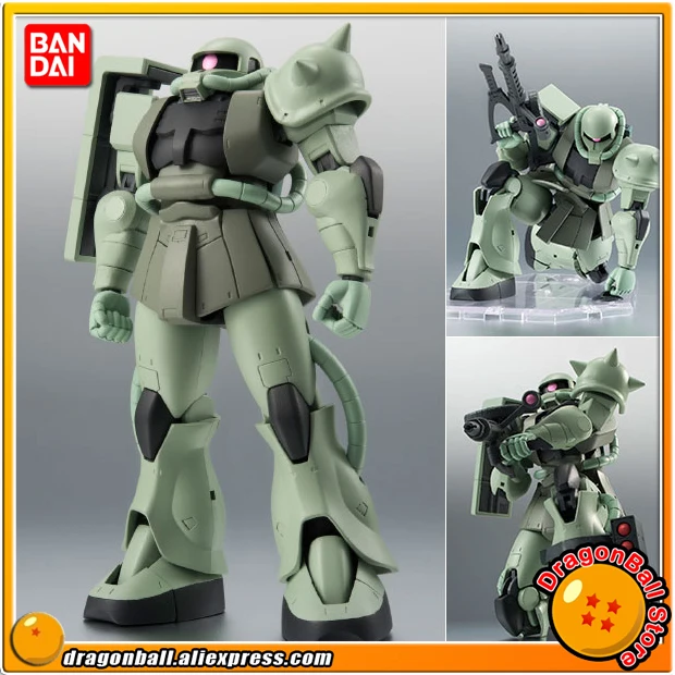 &quotMobile Suit Gundam" Bandai Tamashii Nations Robot Spirits Action Figure No.197 - MS-06 Mass Production Zaku ver. A.N.I.M.E. | Игрушки