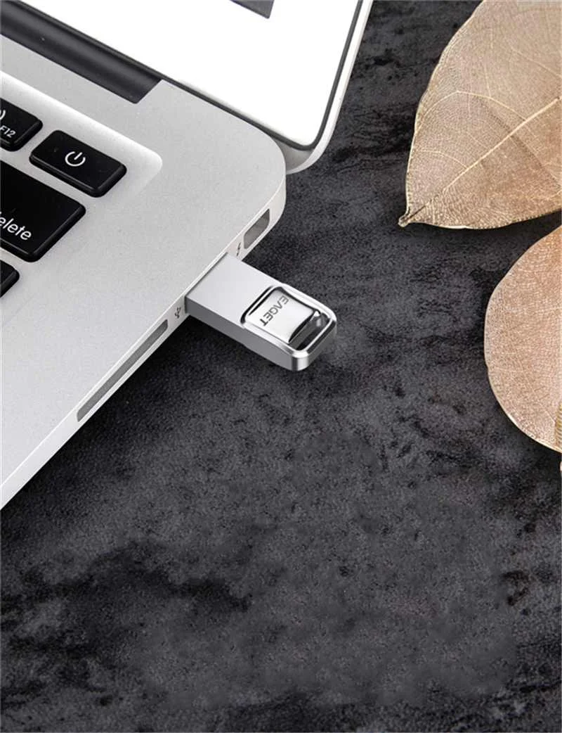 EAGET U1 USB 2,0 16 Гб/32 ГБ/64 ГБ USB флеш-накопитель металлический водонепроницаемый флеш-накопитель карта памяти Minni U диск для компьютера