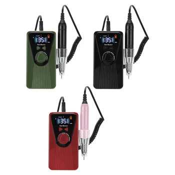 

JMD-209 Rechargeable Nail Polisher Electric Nail Polisher Portable Adjustable Pen Type Polisher EU Plug