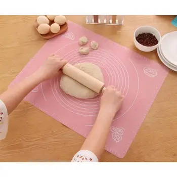 

Silicone Pastry Mat Pad Rolling Dough Cutting Fondant Sheet Kitchen Tool