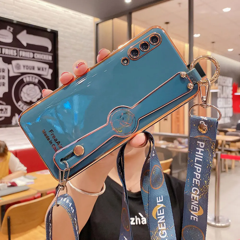 SKU-08-【荣耀9XPRO】奶奶灰→升级腕带支架款_同款斜跨挂绳