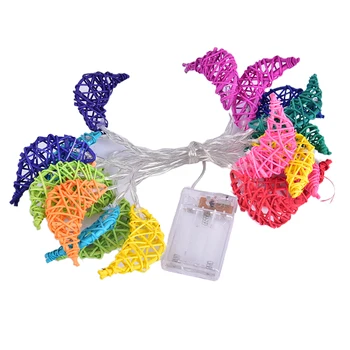 

10/20 LED Christmas Moon String Lights Holiday Ramadan Wedding Decoration Fairy Lights Battery Operate Twinkle Lights Garland