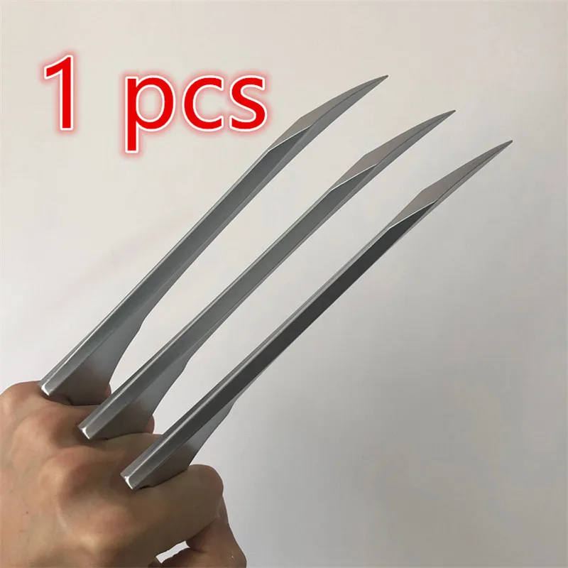 1 pcs Claw 2 шт./компл. 1:1 Косплэй X-Для мужчин Росомахи Logan лезвие коготь оружие игровой ролевой аниме-вечеринки, костюмы на Хэллоуин, потому что подарок ПУ безопасности 25 см - Цвет: 1 pcs Claw