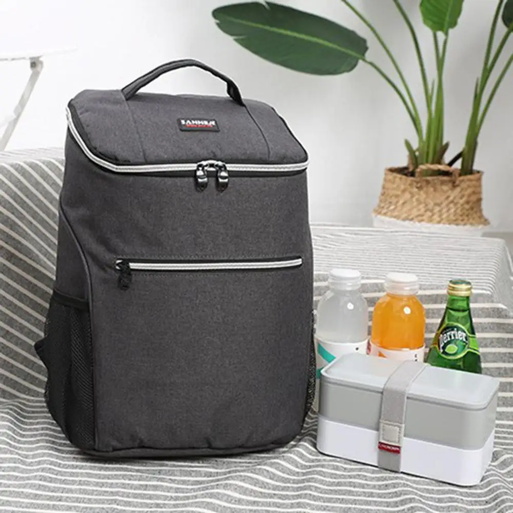 

Waterproof Oxford Thickened Cooler Bags Large Capacity Ice Pack Travel Organizer Back Pack Thermal Insulated Bag Lunch Food Bag