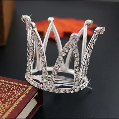 Small Girls Crown Tiara Hair Combs Clear Stone Crystal Mini Tiara Hair Accessories Jewelry hair comb,jewelry accessories,jewelry set,hair accessory