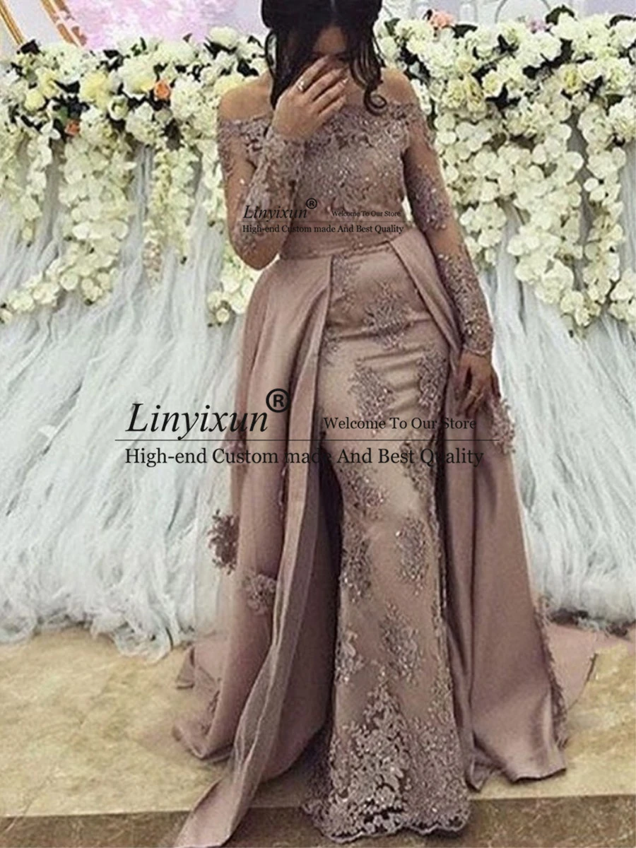 Suponer Hacer radical Vestidos de Noche de talla grande, árabe, musulmán, manga larga, elegante,  Formal, para fiesta de Gala, 2019|Vestidos de noche| - AliExpress