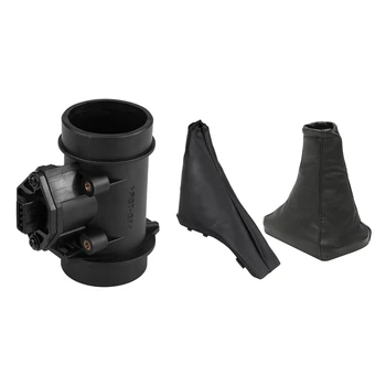 

1 Set Car Gear Shift Knob Gaiter Boot Cover Grips Covers & 1 Pcs Mass Air Flow Meter Maf Sensor
