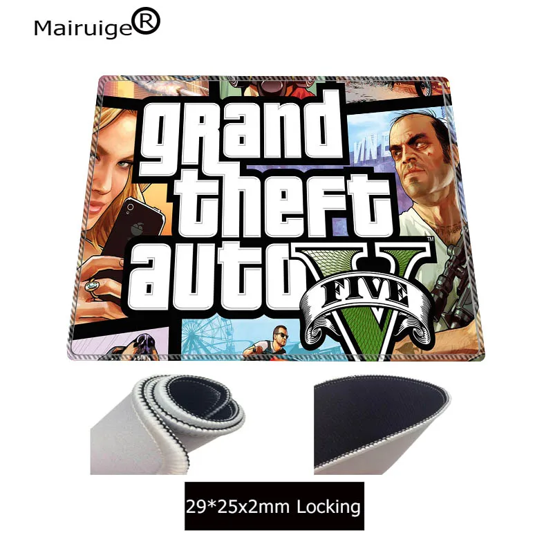 Grand Theft Auto V GTA коврик для мыши notbook компьютерный коврик для мыши большой замок край padmouse геймер для ноутбука клавиатура