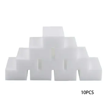 

10 Pcs itchen Practical Clean Magic Sponge Eraser Kitchen Cleaning Accessories Washing Tools