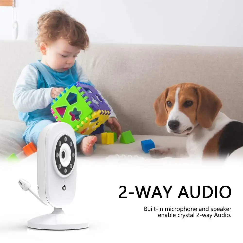  2.4 ''Wireless Video Baby Monitor DT24 Pro HD Wifi Monitoraggio della Temperatura di Versione di No