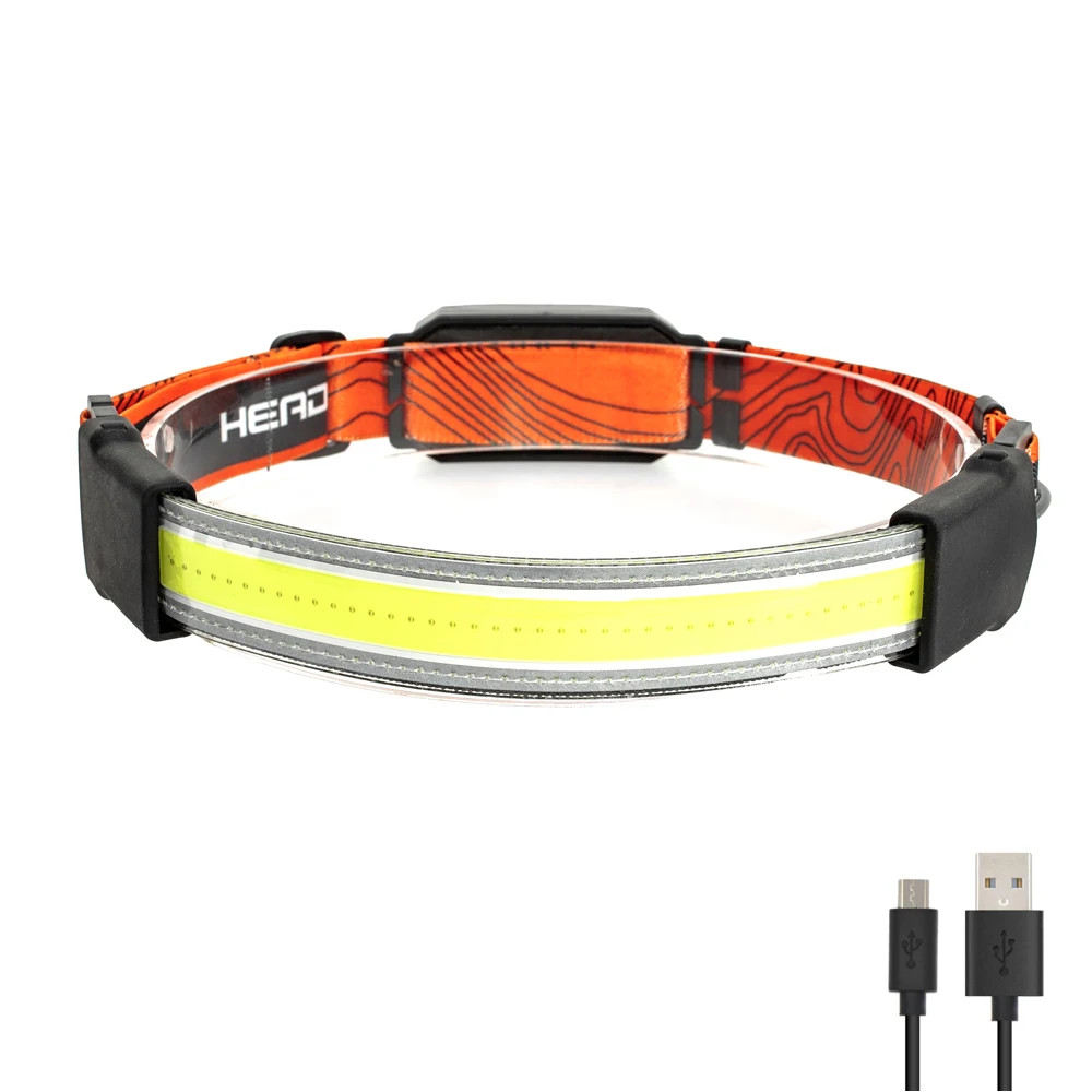 Faróis com Built-in Lâmpada à Prova Branca e Vermelha para Lâmpada de Acampamento Bateria Recarregável Usb Farol Dwaterproof Água Luz 60000lm Cob Led 2 60000lm cob led faróis com built-in bateria