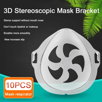 

New Upgraded 3D Face Mask Support Breathable Non-stick No Slip Masks Bracket Smooth Breath Protection 3d Pour Masque Mascarillas