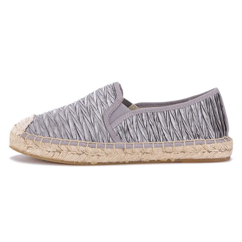 2020 New Spring Summer Women Flats Espadrilles Shoes Swing Slip On Straw Fisherman Shoes Round Toe Rope Lady Flats Loafers Shoes (2)