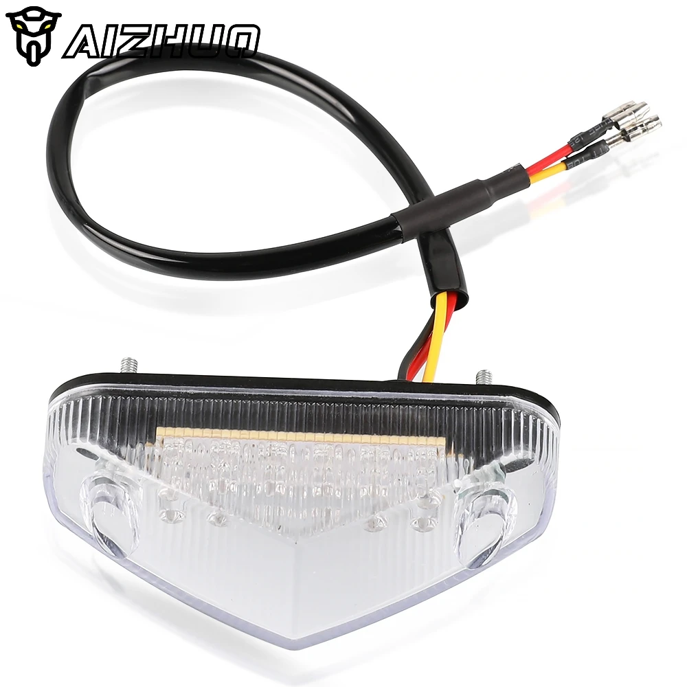 Motorrad Rücklicht 12 V Led Blinker Hinten Bremsleuchten Motocross  Kennzeichenbeleuchtung Blinker Für Benutzerdefinierte Motorrad Von 12,81 €