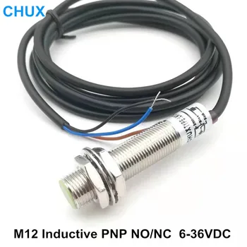 

PNP Proximity Sensor Inductive 5v M12 Flush type 2mm Sensing Detect distance NO/NC 3 wires 6-36v DC Cylinder Proximity Switch