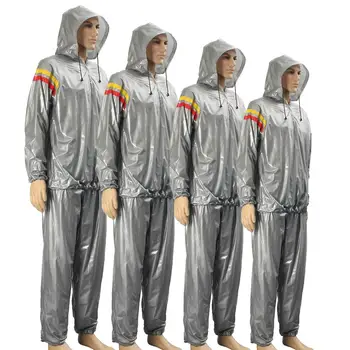

Heavy Duty Fitness Weight Loss Sweat Sauna Suit Exercise Gym Anti-Rip for Men Women Full Body Sweat Sauna Suit with Hooded