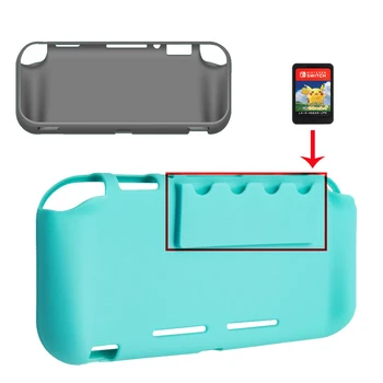 

Switch Lite Matte Soft TPU Shell Protection Case For Nintendo Switch Lite Mini Cover Skin Accessories With 4 Game Card Slots