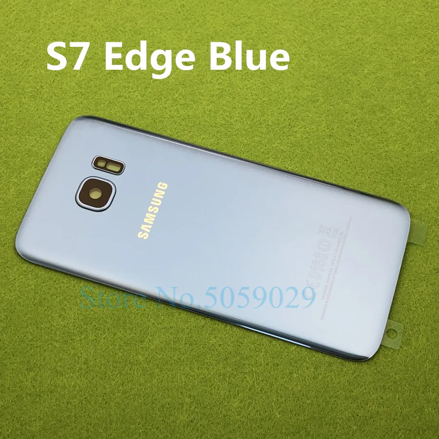 For SAMSUNG Galaxy S7 G930 SM-G930F S7 Edge G935 SM-G935F Case Back Glass Battery Cover Rear Door Housing Plastic Panel Lid apple phone frame Housings & Frames