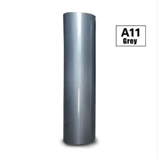 silver grey Дешевый 1 Лист 1" x 20"/30 см x 50 см ПВХ теплопередача Винил термопресс машина теплопередачи режущий плоттер футболка DIY - Цвет: silver grey