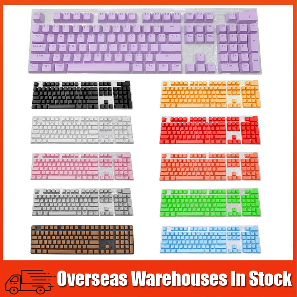 104pcs/set Universal Mechanical Keyboard Keycap Ergonomic Backlit Key