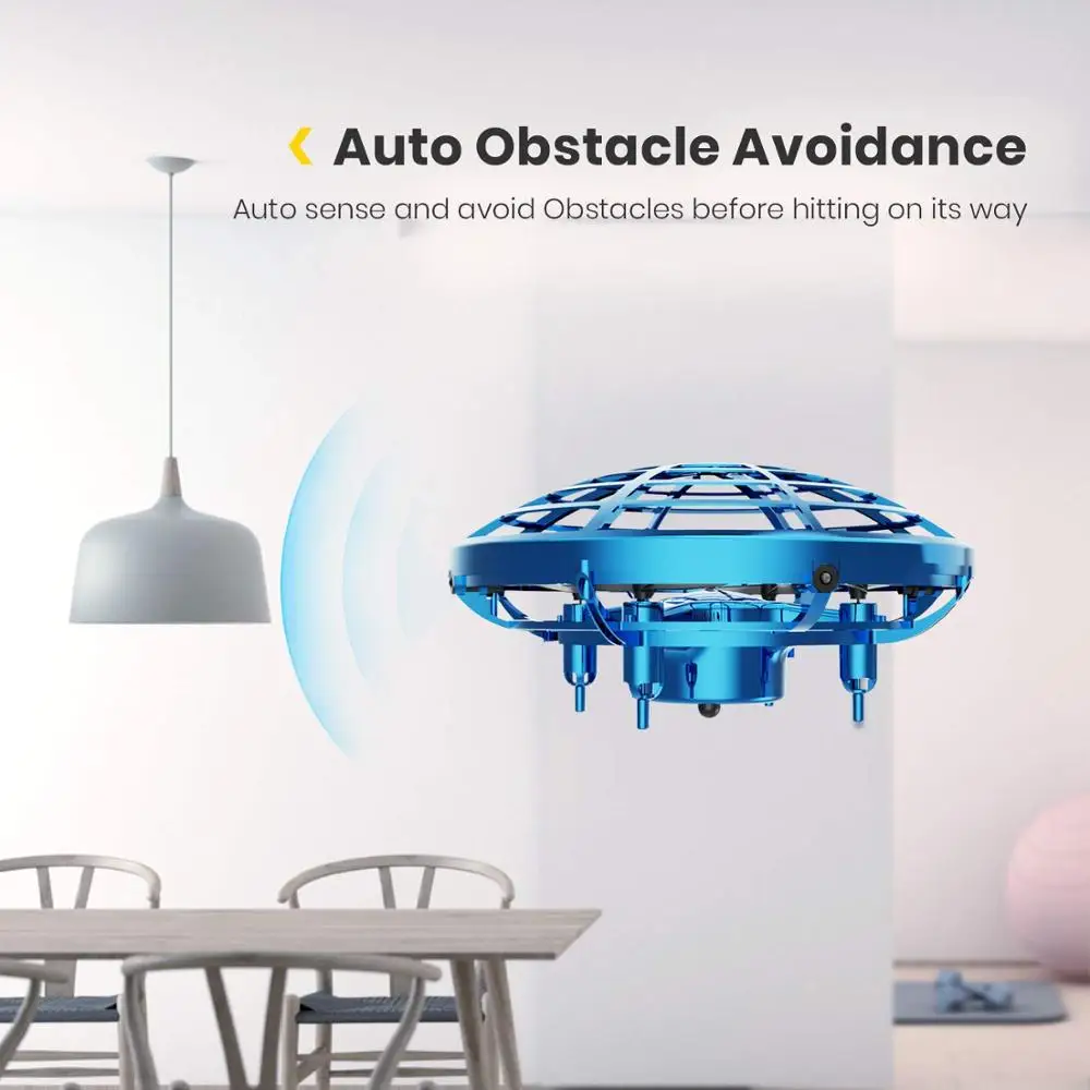 DEERC Mini UFO Drone 360 Rotating Hand Flying Ball Anti Collision Aircraft Sensor Magic Hand Flying Helicopter UFO Ball For Kids DEERC Mini UFO Drone 360 Rotating Hand Flying Ball Anti Collision Aircraft Sensor Magic Hand Flying Helicopter UFO Ball For Kids