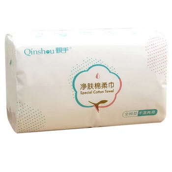

100sheets Soft Portable Travel Face Tissue Home Cleaning Salon Skin Care Dry Wet Facial Cleansing Smooth Disposable