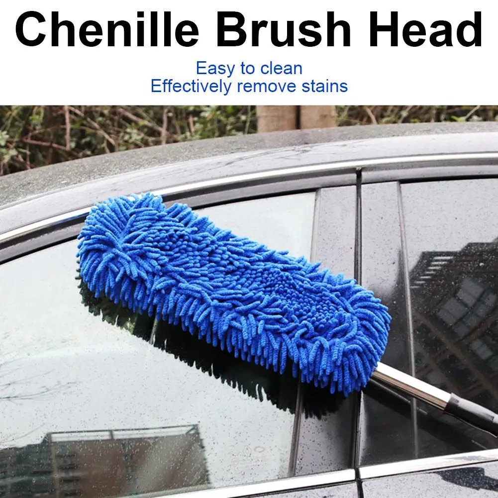 LARGE Car Cleaning Duster Cars Home Microfiber Wax Treated Handle Brush