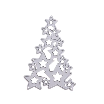 

Christmas Tree Cutting Dies Stencil DIY Scrapbooking Embossing Paper Card Decor
