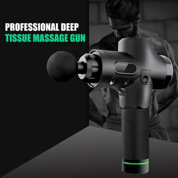 

Cordless Therapy Fascia Gun Body Deep Vibration Electric Body Massage Devices Muscle Relaxation Noise Reduction High-quality