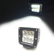 18 Вт 6LED квадратный концентрирующий рабочий свет автомобиля прожекторы внедорожный автомобиль-экскаватор deng cha огни мотоцикл свет