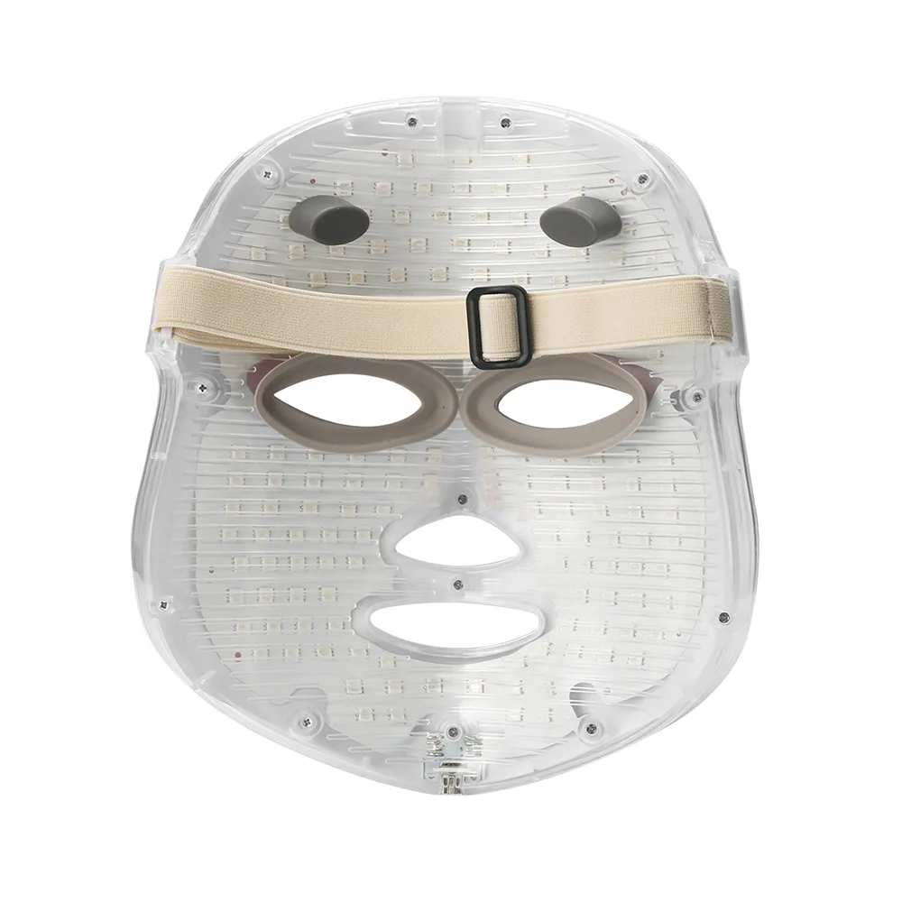 Photon LED Facial Mask Beauty Devices 7colors Light Therapy Skin Care Rejuvenation Wrinkle Acne Removal Face Beauty Spa Dropship