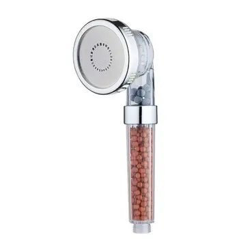 

3 Modes Bath Shower High Pressure Saving Adjustable Jetting Shower Head Bathroom accessories Anion Filter Shower SPA Nozzle
