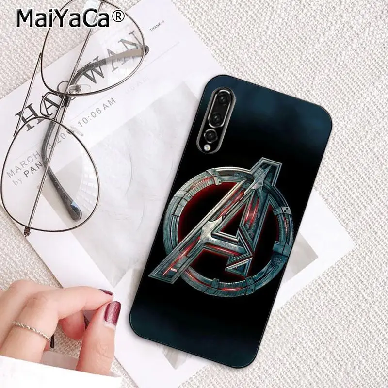 MaiYaCa Дэдпул Железный человек Marvel Мстители логотип Чехол для телефона для huawei P20 P30 P20Pro P20Lite P30Lite Psmart P10 9lite