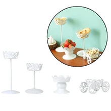 Полый дизайн стали свадебный десерт железная подставка под пирожные дисплей вечерние украшения